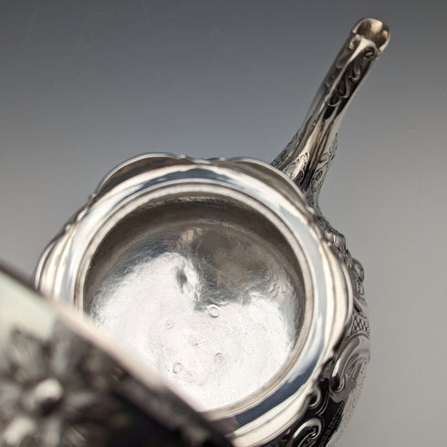 1868 年英國古董純銀茶壺 815 克羅伯特哈珀